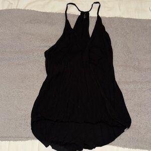 Black halter tank
